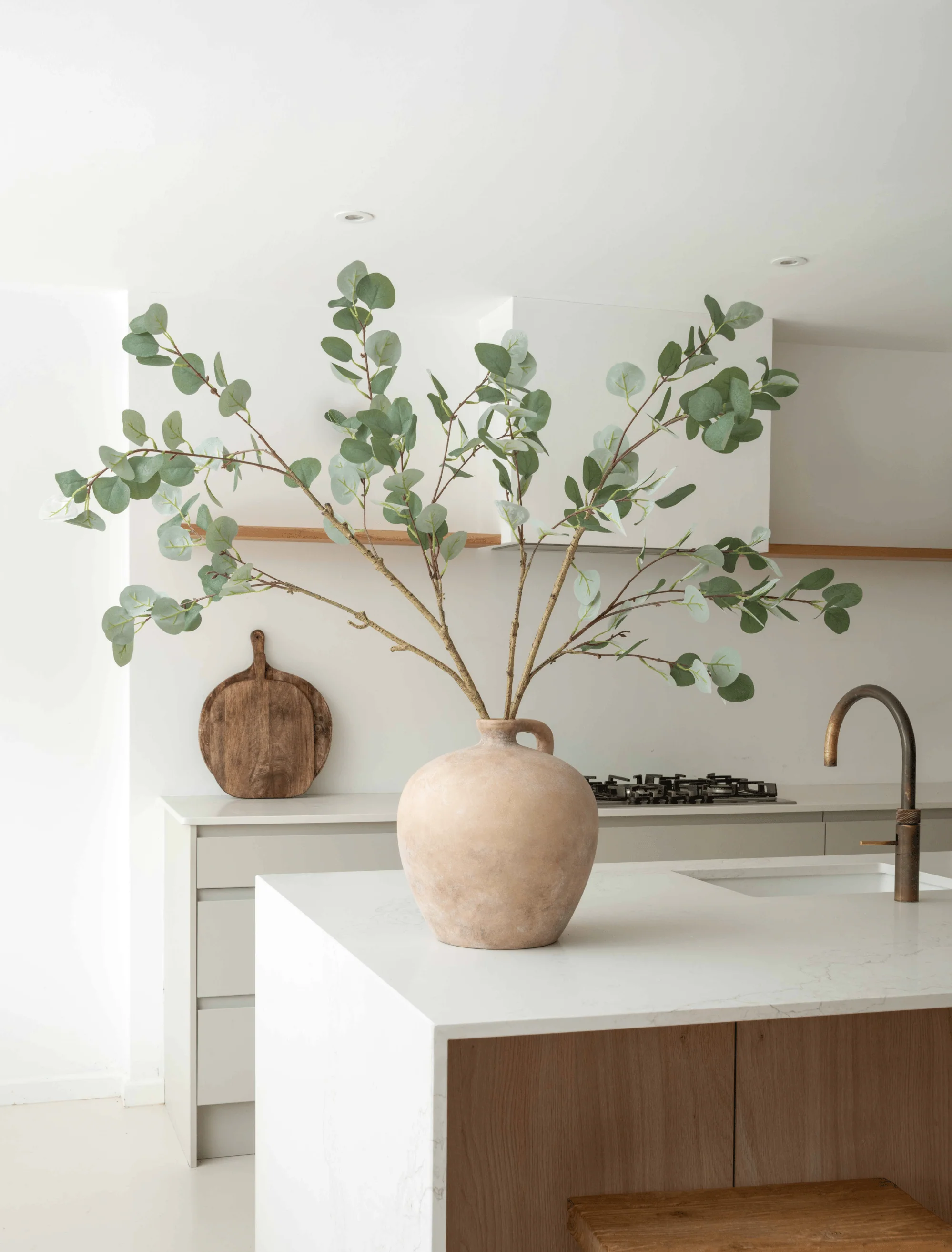 Faux Eucalyptus Oversized Branch (2 branches) - Image 4