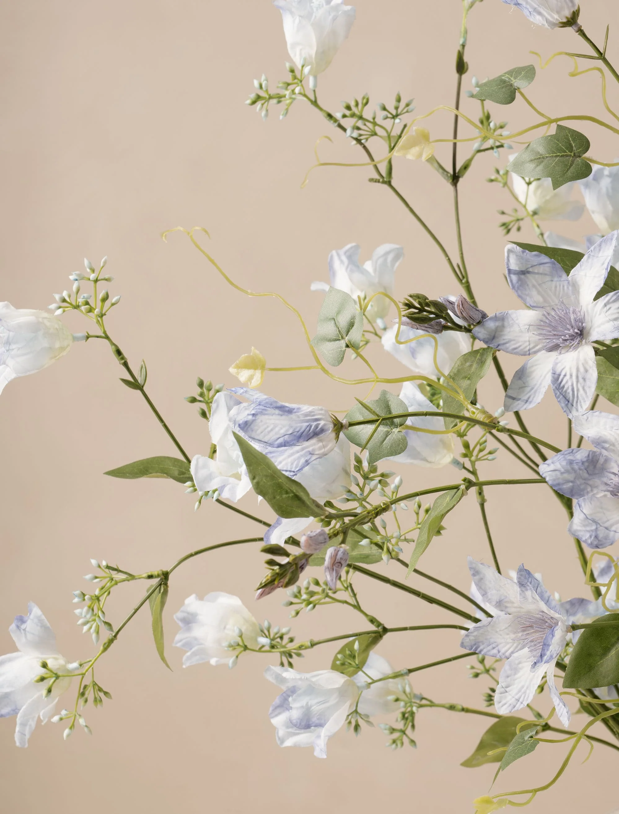 Faux Arrangement - Bell Flower & Clematis Blue - Image 3