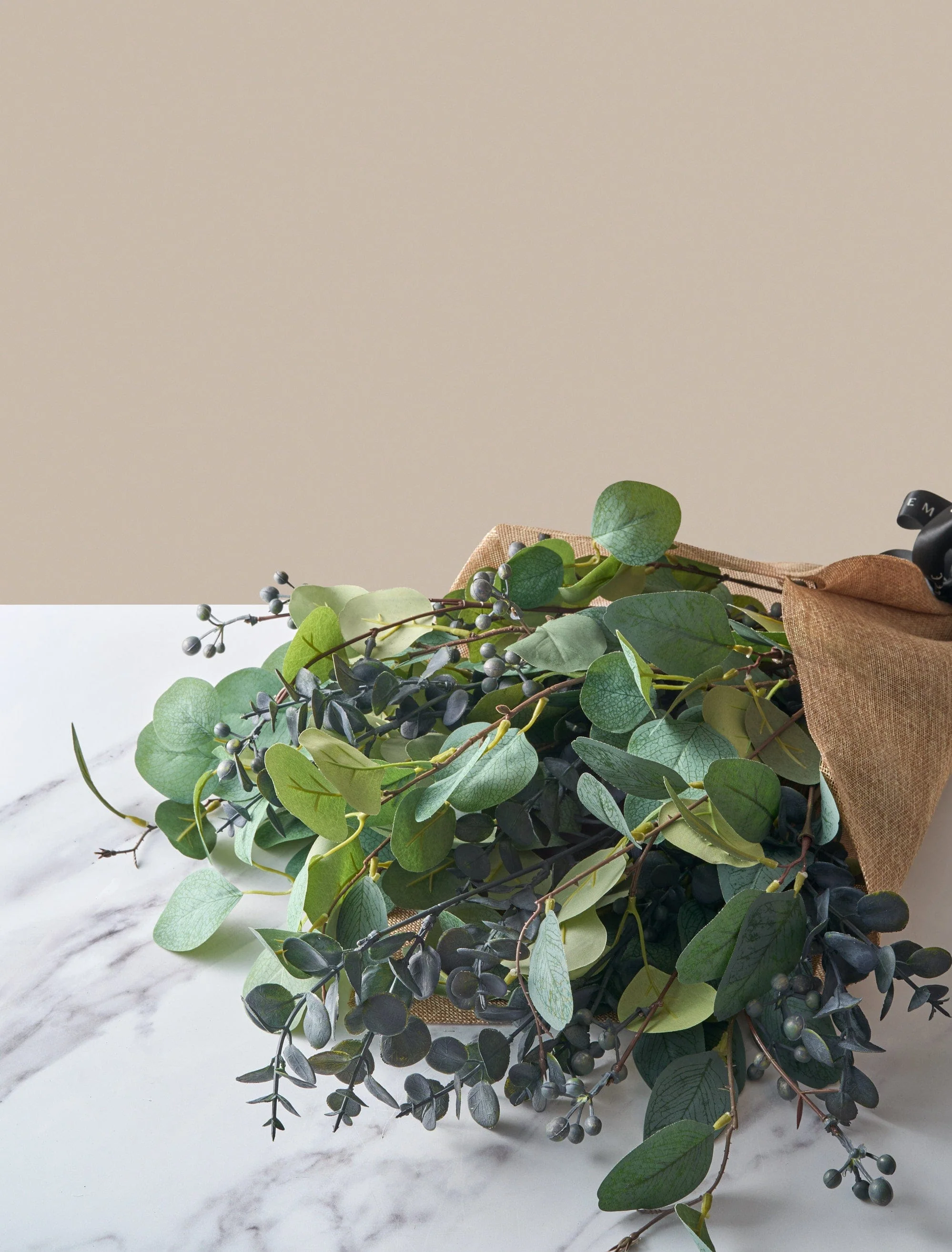Faux Arrangement - Eucalyptus and Blue Berry - Image 6