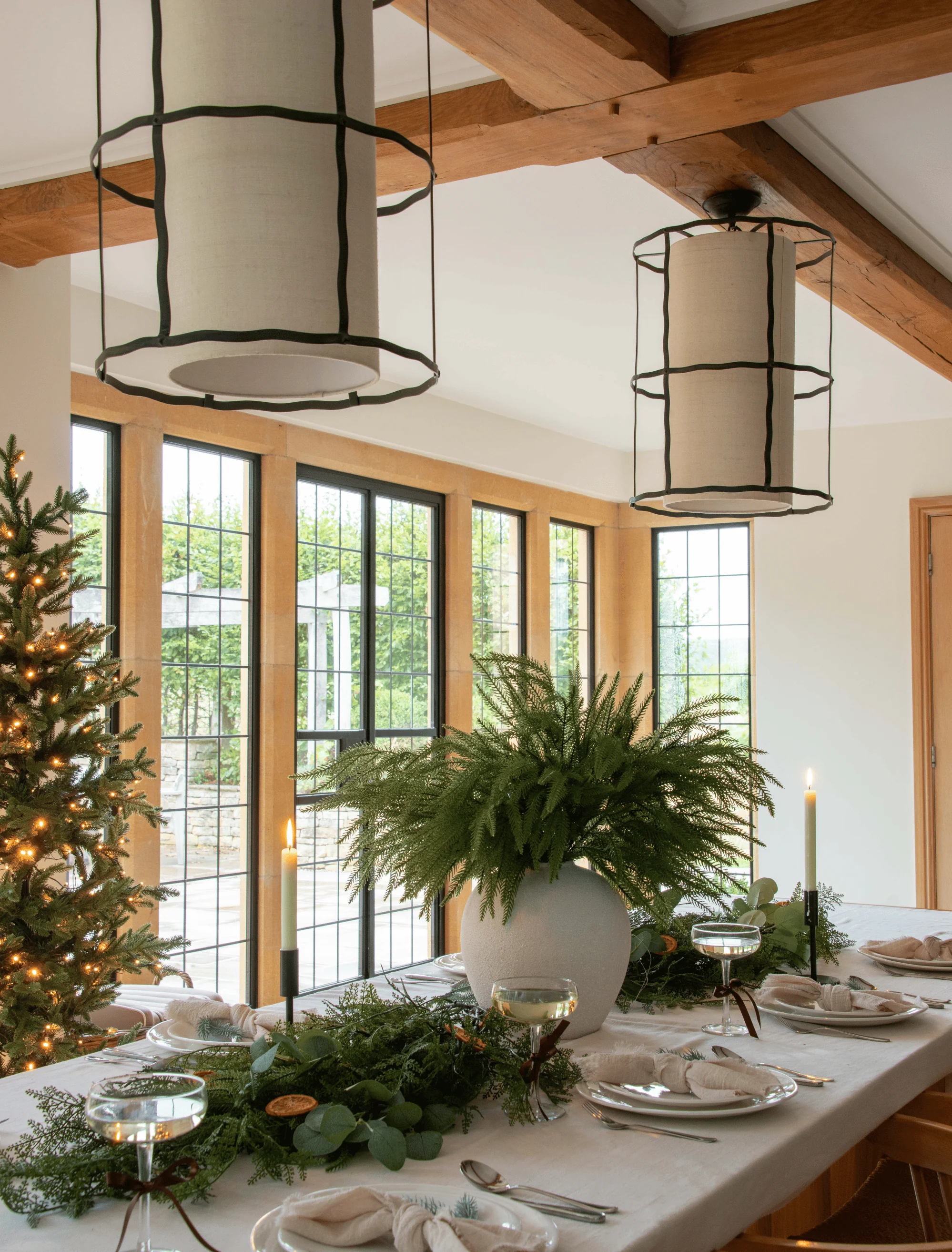 Faux Norfolk Pine (5 Stems) - Image 3