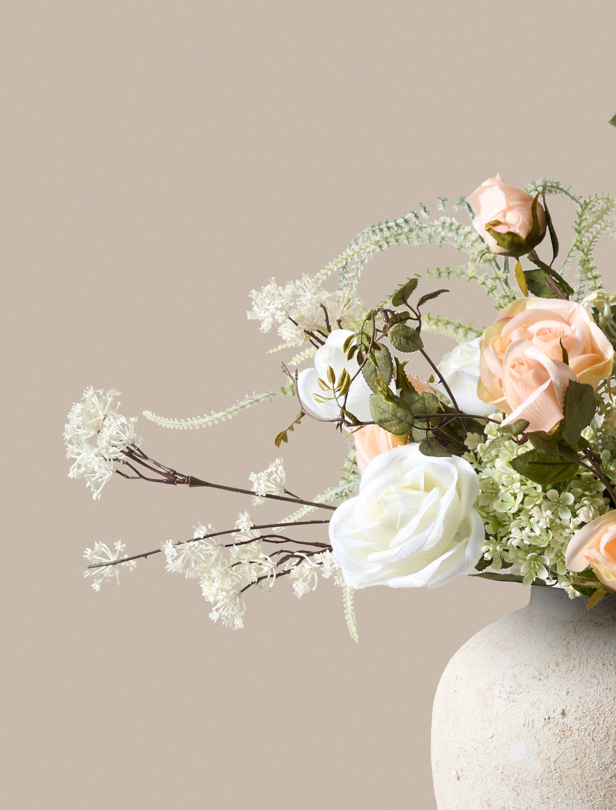 Faux Arrangement - Peach Rose - Image 4