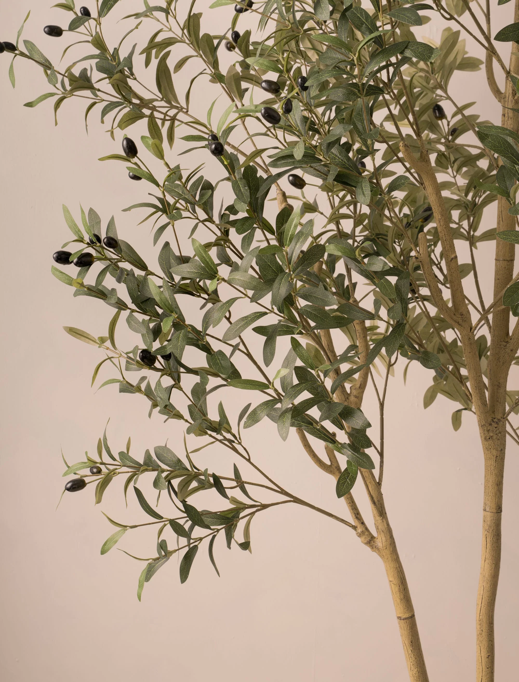 Faux Outdoor Mediterranean Olive Tree (Indoor or Outdoor) 200cm / 6ft 7in - Image 3