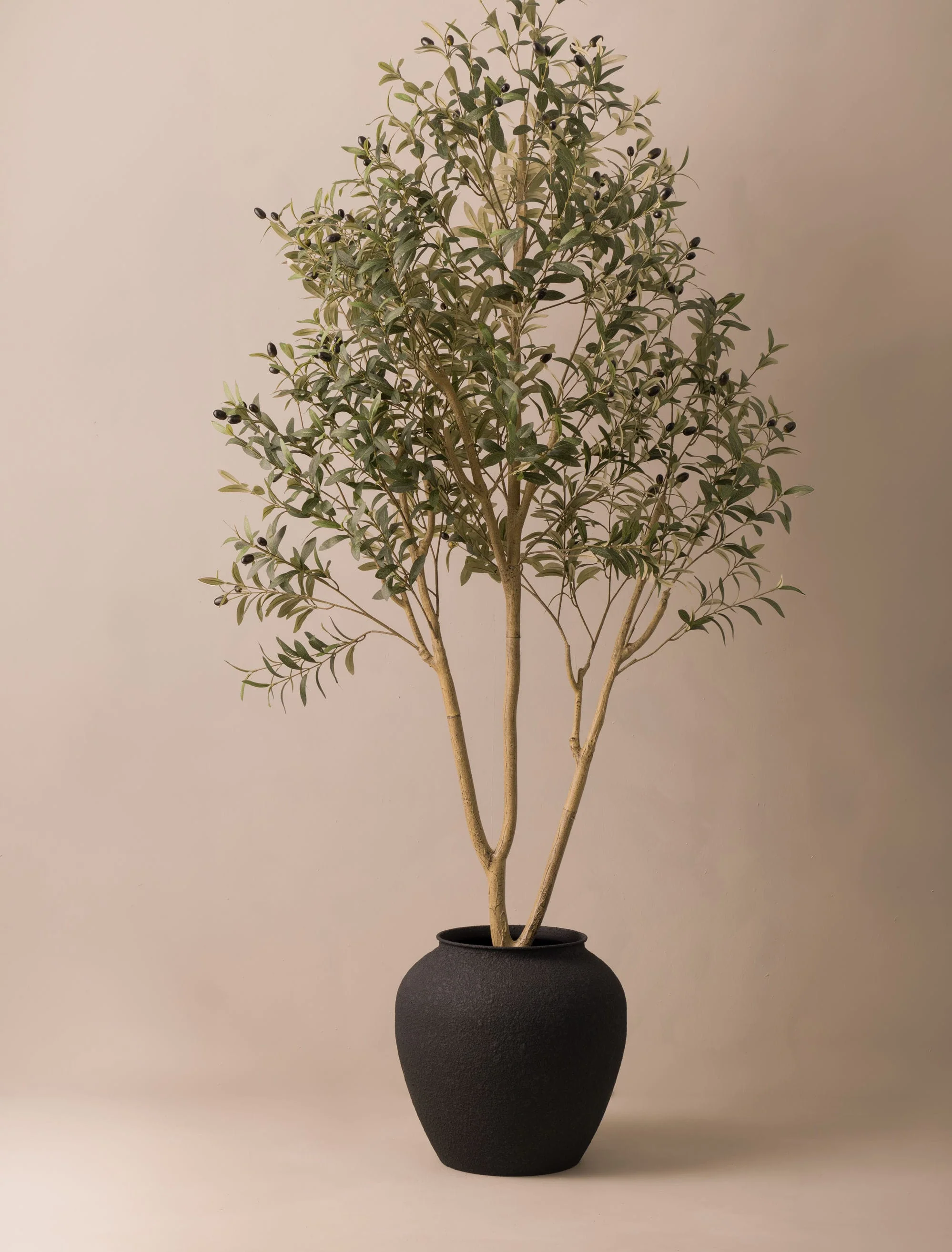 Faux Outdoor Mediterranean Olive Tree (Indoor or Outdoor) 200cm / 6ft 7in - Image 6
