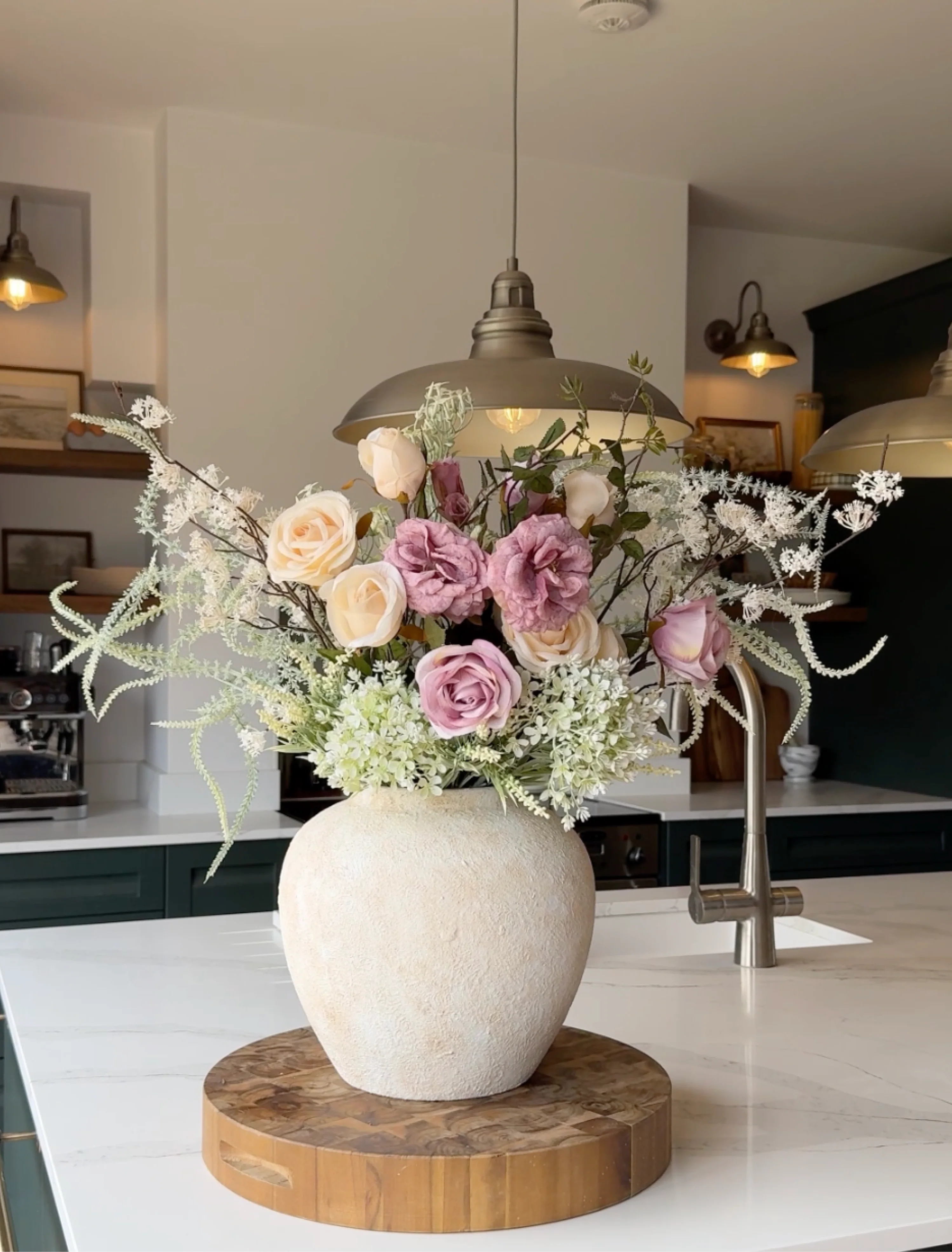 Faux Arrangement - Blush Rose - Image 3