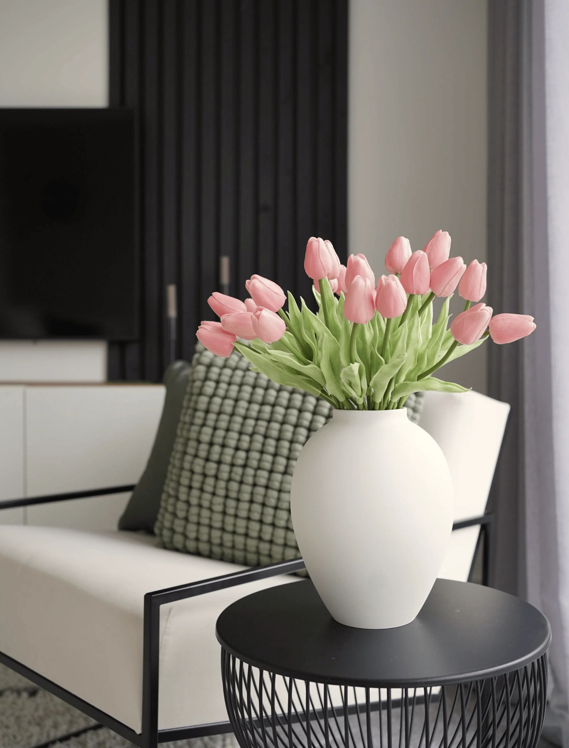 Faux Tulip - Pink (25 Stems) - Image 3